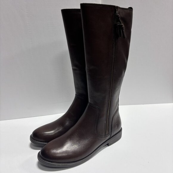 Hush Puppies Women’s Jaylin Zipper Brown Boots, Size 6 M - Picture 5 of 7